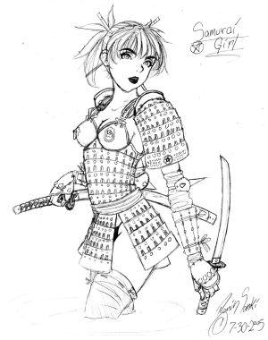 300x380 Female Samurai Armor Pic Tousando
