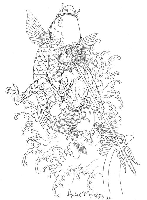 500x680 66 Best Koi Images On Japanese Tattoos, Fish Tattoos