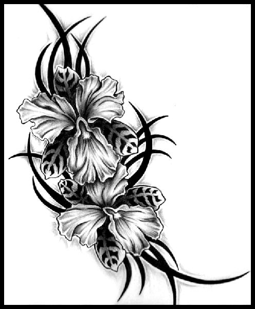 496x601 Floral Japanese Tattoo Design In 2017 Real Photo, Pictures