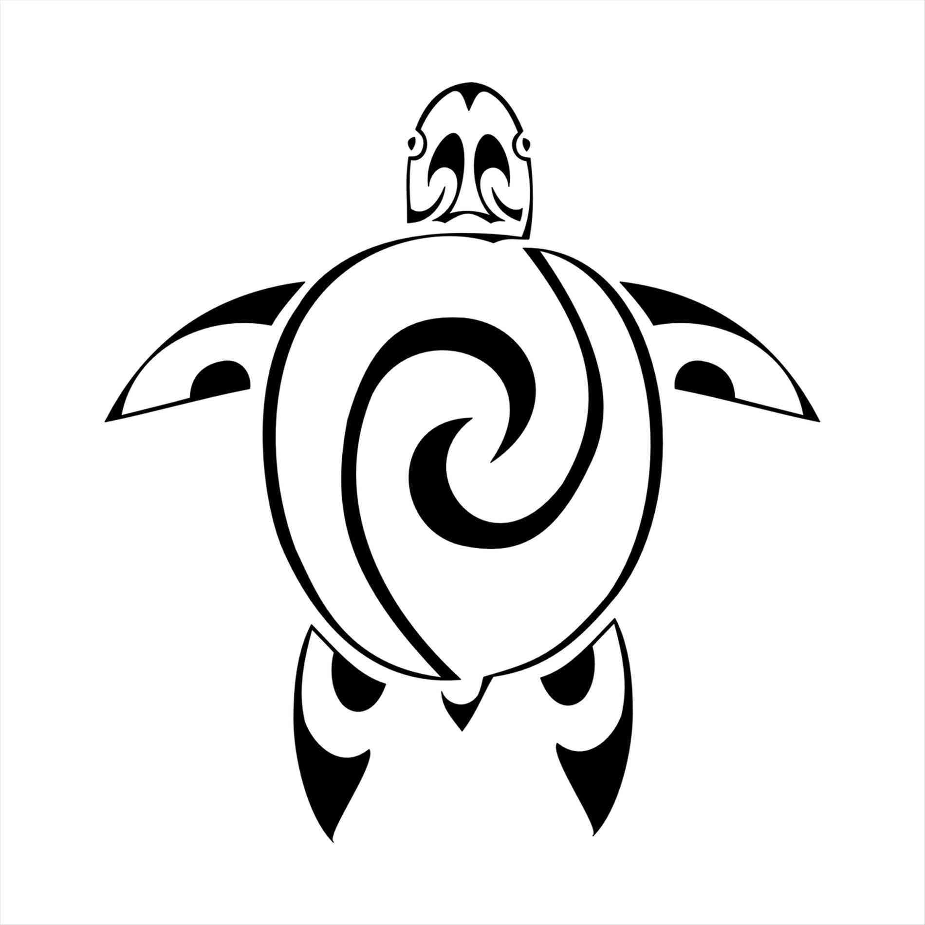 1900x1900 Hawaiian Tattoos Design And Ideas Drawn Turtle Polynesian Pencil