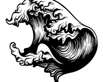 340x270 Japan Wave Decal Etsy