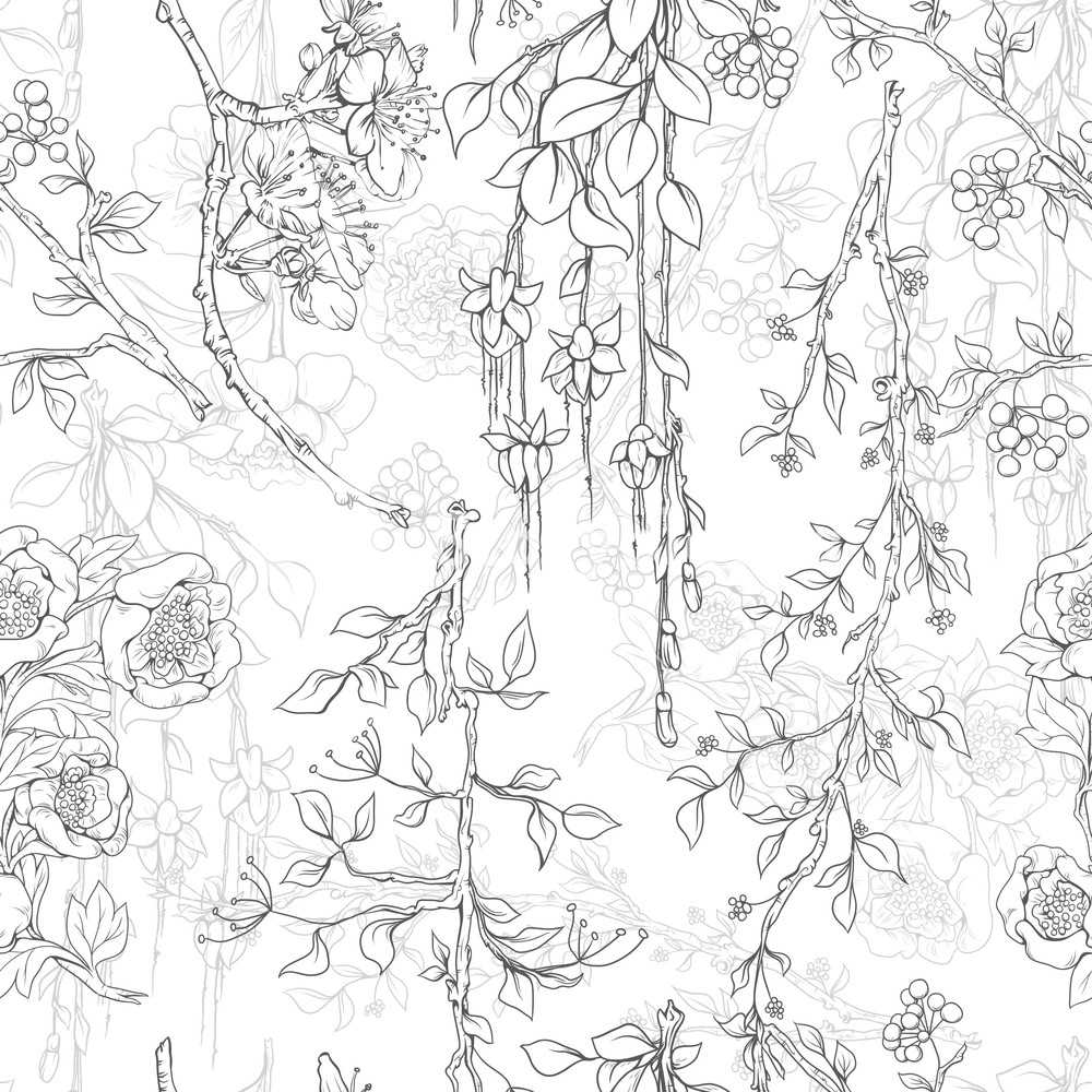 1000x1000 Pattern Vector Element With Japanese Elements Royalty Free Stock