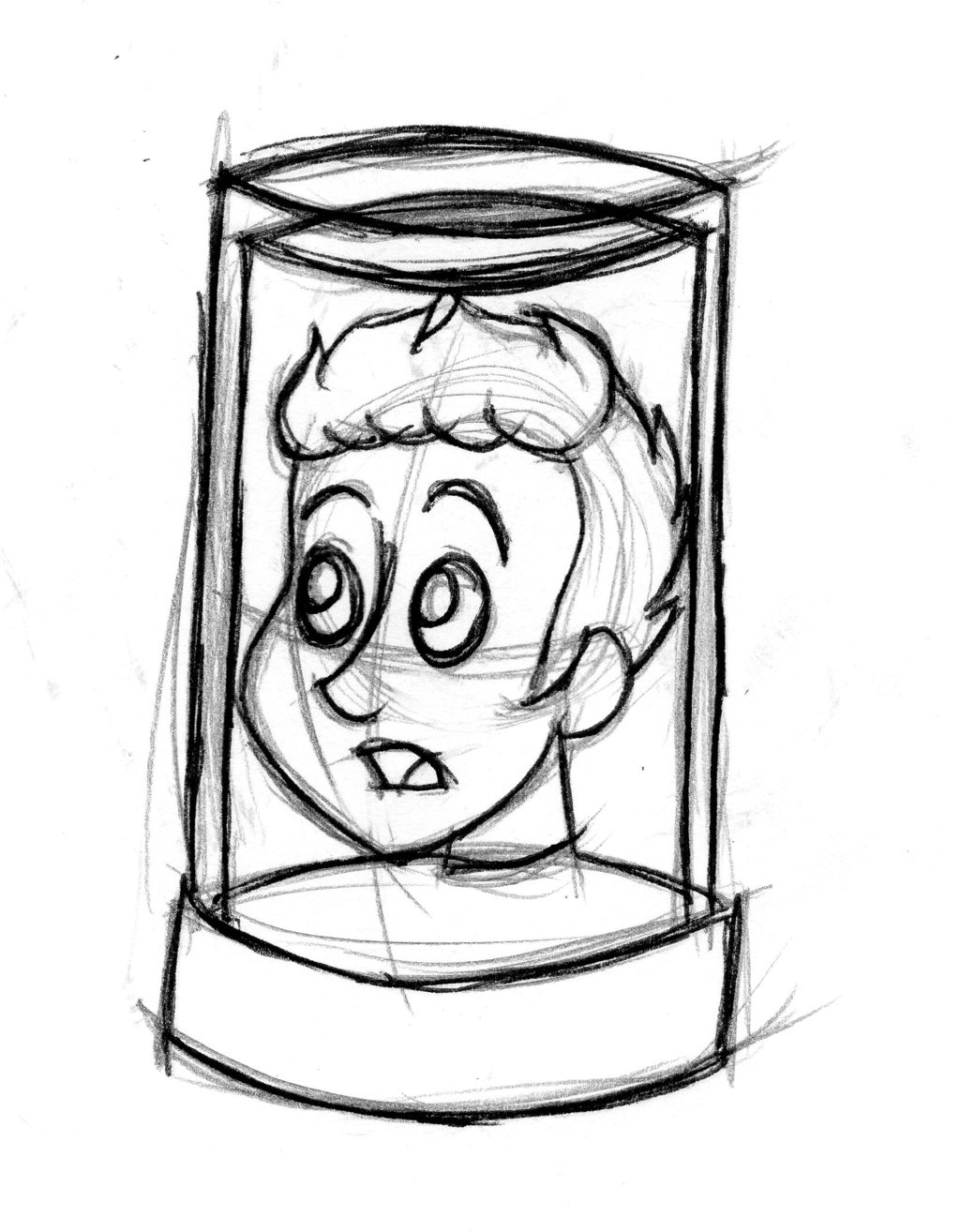 1024x1314 Head Jar Sketch By Gyzmo Grim