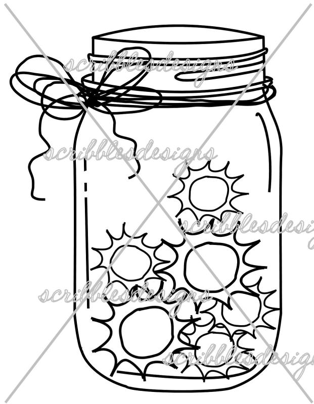 621x800 Firefly Jar Clipart