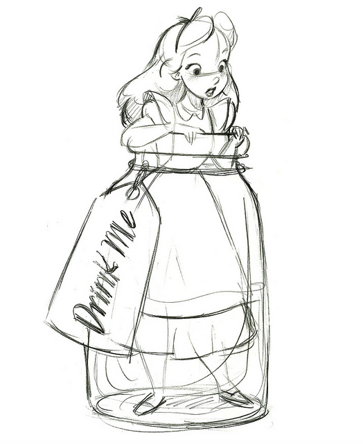 524x641 Drink Me'' Alice In Wonderland Ornament