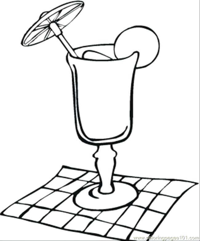 650x781 Lemonade Coloring Page