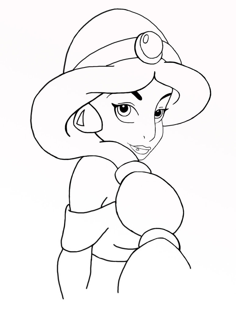 774x1032 Jasmine Lineart By Ciele Arts