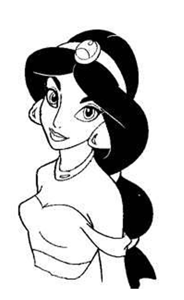 721x1173 Disney Princess Jasmine Coloring Pages Coloring Pages