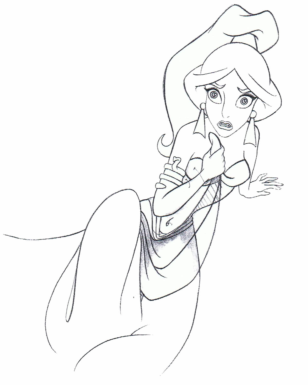 1267x1579 Princess Jasmine Sketch Disney Princess Sketches Color