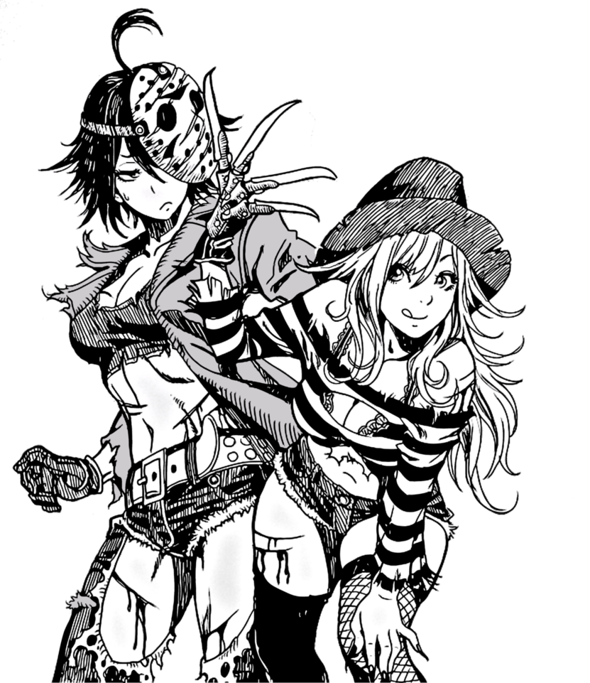831x961 Jason Voorhees And Freddy Kruger!