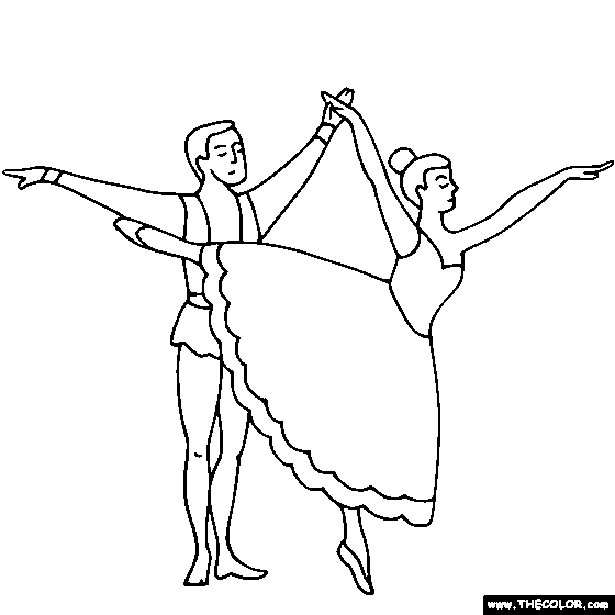 560x560 Jazz Dancer Simple Coloring Pages