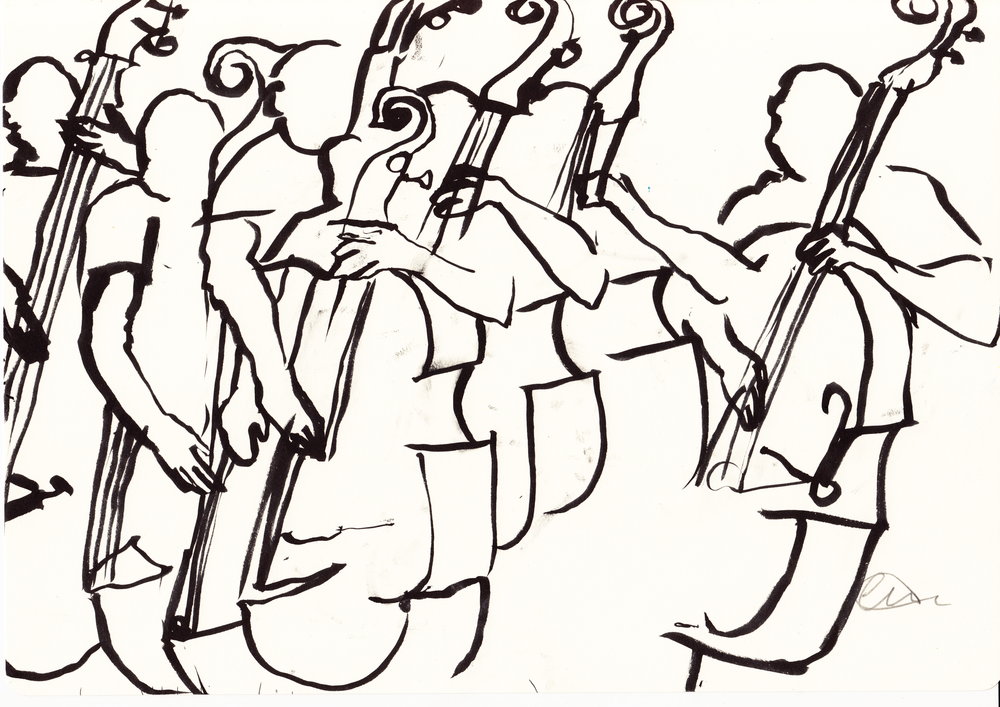 1000x707 Shop Jazz Festival Drawings Lau Art
