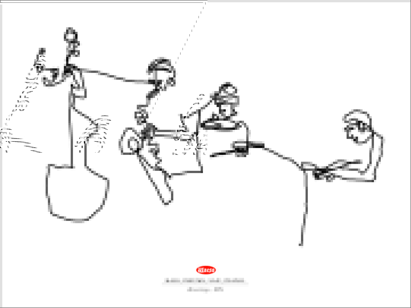 1442x1082 One Line Drawings. Jazz Players. Wacso