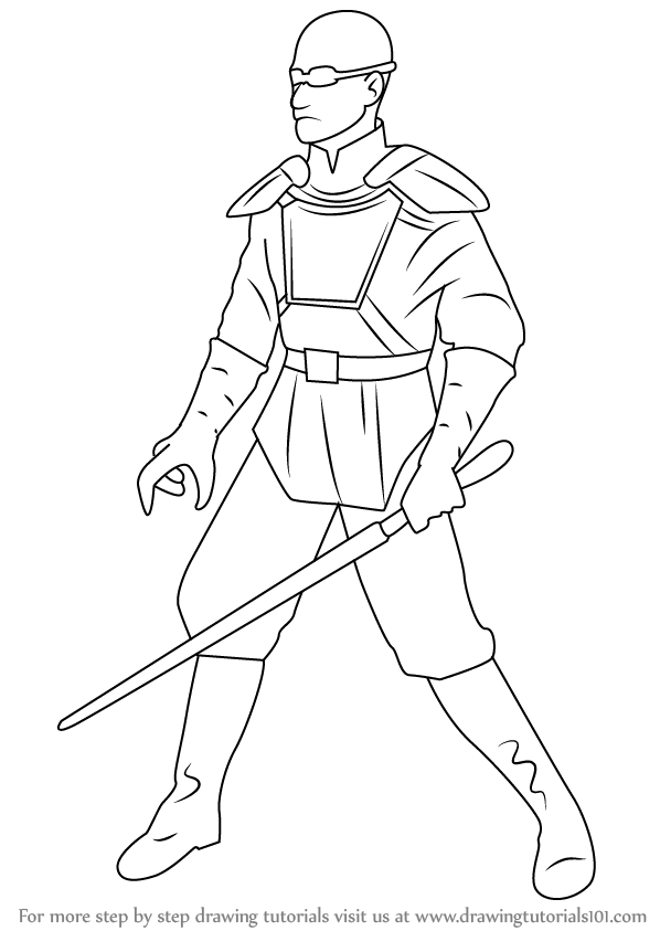 598x843 Learn How To Draw Jerec From Star Wars (Star Wars) Step By Step