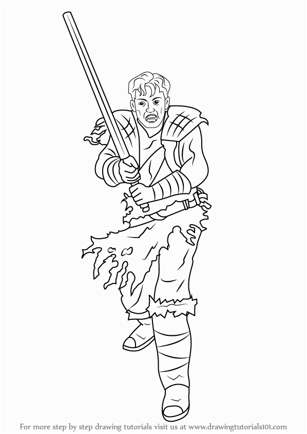 598x844 Jedi Drawing Tutorials