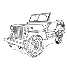 230x230 Top 10 Free Printable Jeep Coloring Pages Online