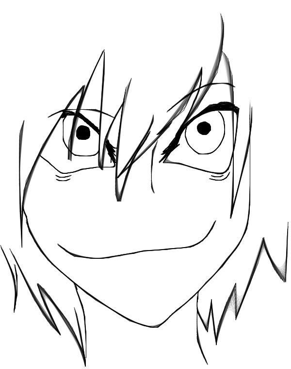 600x760 Jeff The Killer (Line Art) By Kittyyoruichi