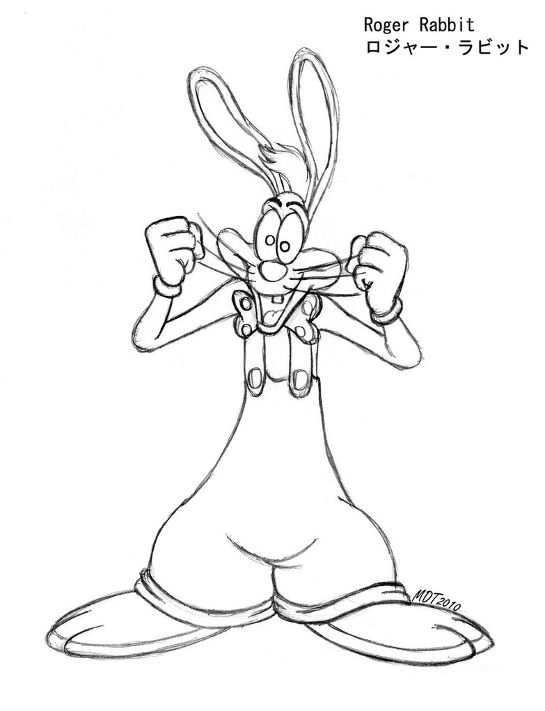 783x1021 Roger Rabbit By Mdtartist83