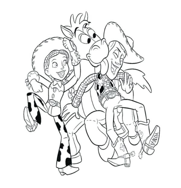 Jessie Toy Story Drawing at GetDrawings | Free download