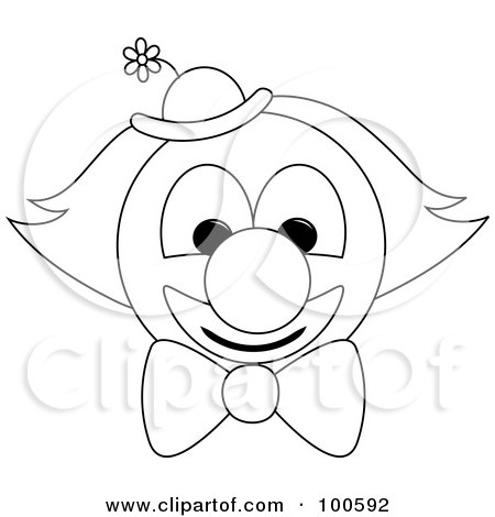 450x470 Royalty Free (Rf) Clipart Illustration Of A Coloring Page Outline