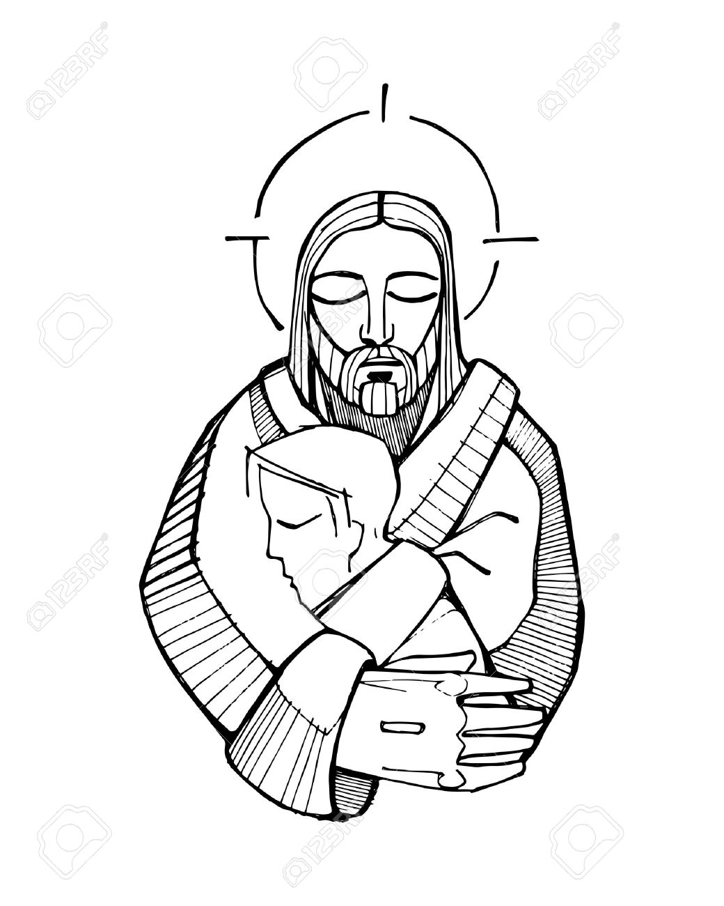 1040x1300 Photos Free Drawing Of Jesus,