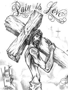 236x313 Sketch Of Tattoo Art Jesus Christ Stock Photo