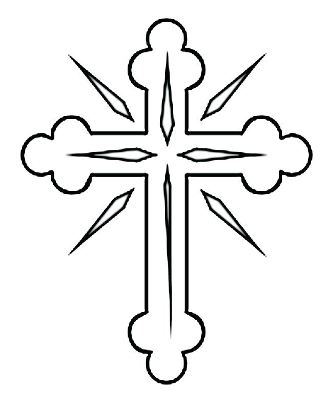 640x793 Coloring Pages Of Crosses For Skull Candy Tattoo Christian Men