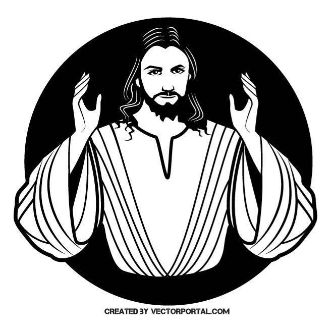 Jesus Christ Drawing Black And White at GetDrawings | Free download