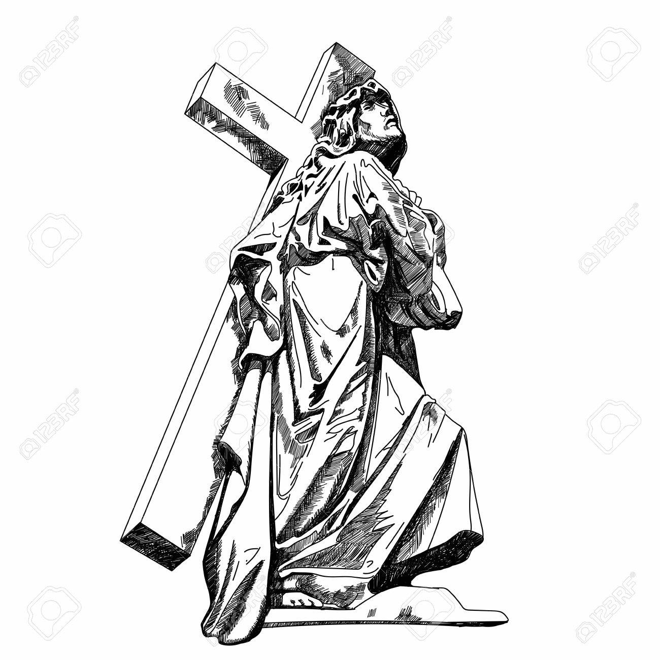 1300x1300 Marble Recoleta Cemetery Sculpture Jesus Christ, The Son Of God