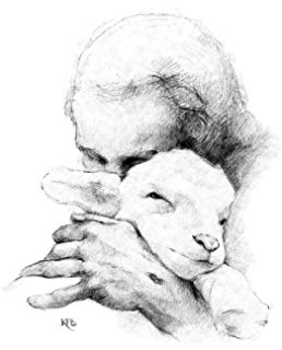 258x320 Jesus And The Lamb Print Posters Amp Prints