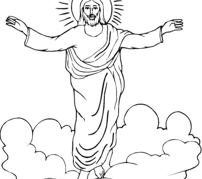 678x600 Jesus Colouring Pages Kids Coloring