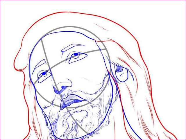 640x482 Easy To Draw Jesus Face Simple Image Gallery