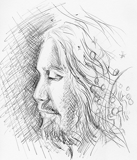 471x550 Jesus Praying Melani Pyke