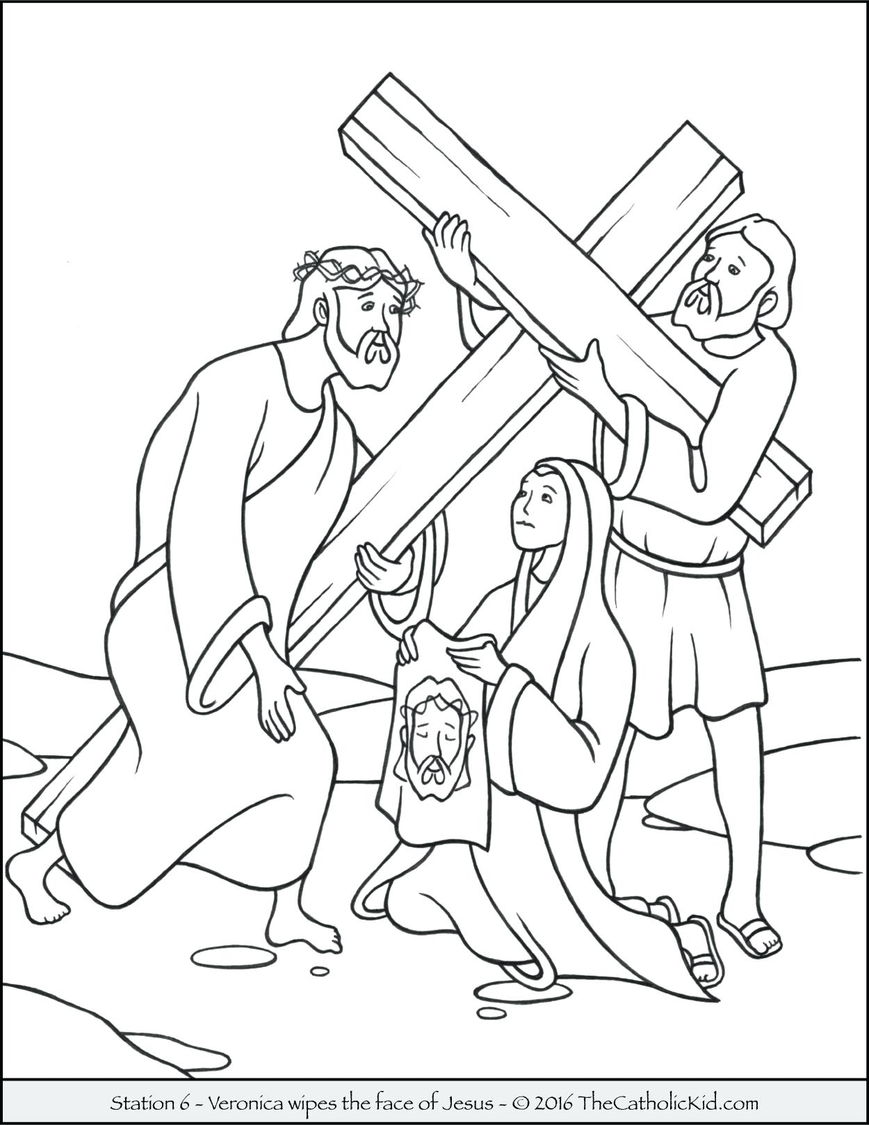 1250x1618 Coloring Jesus On Cross Coloring Page