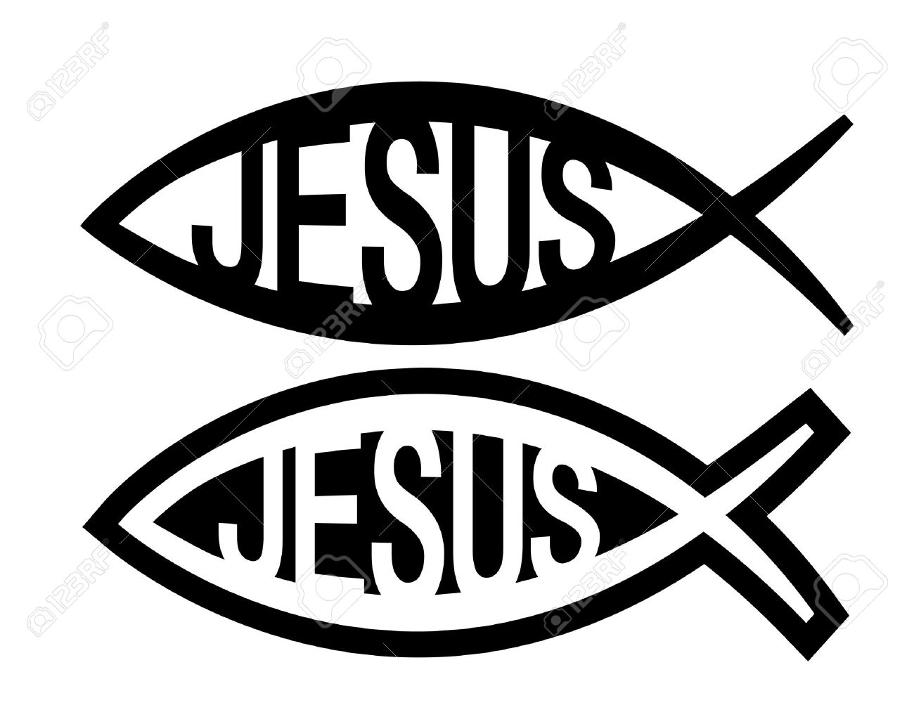 1300x1030 Jesus Fish Symbol Royalty Free Cliparts, Vectors, And Stock