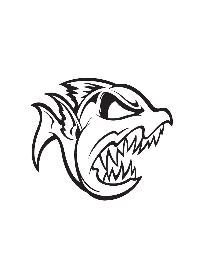 825x1088 Angry Fish Tattoo