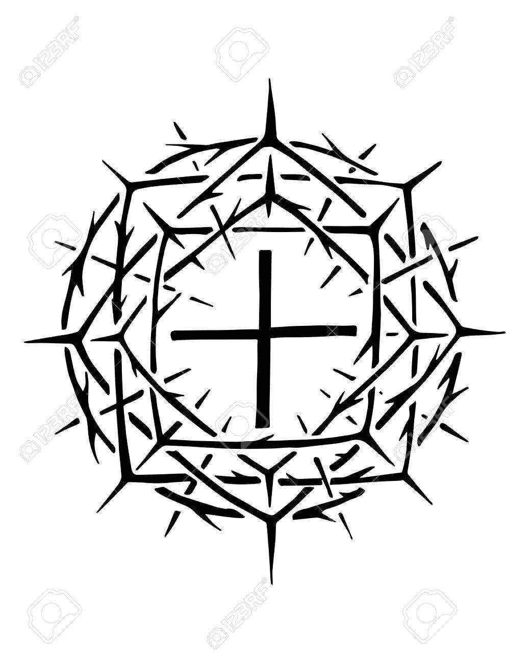 1039x1300 Hand Drawn Vector Illustration Or Ink Drawing Of The Christian