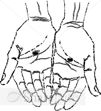 355x388 Hand Clipart Jesus
