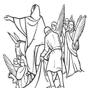 300x300 Beautiful Drawing Of Jesus For Palm Sunday Coloring Page Color Luna