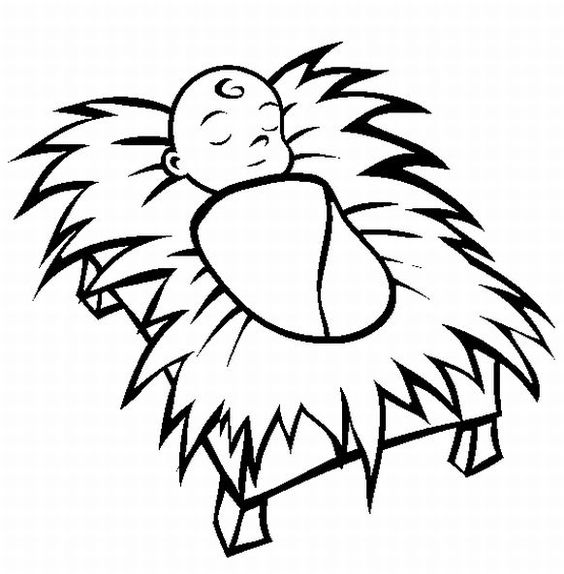 564x574 Baby Jesus Manger Clipart 101 Clip Art