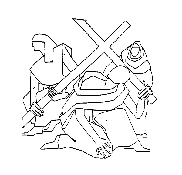 Jesus On Cross Drawing