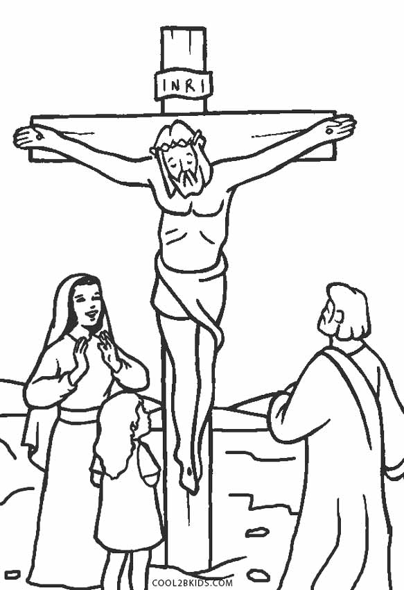 583x850 Free Printable Jesus Coloring Pages For Kids Cool2bkids