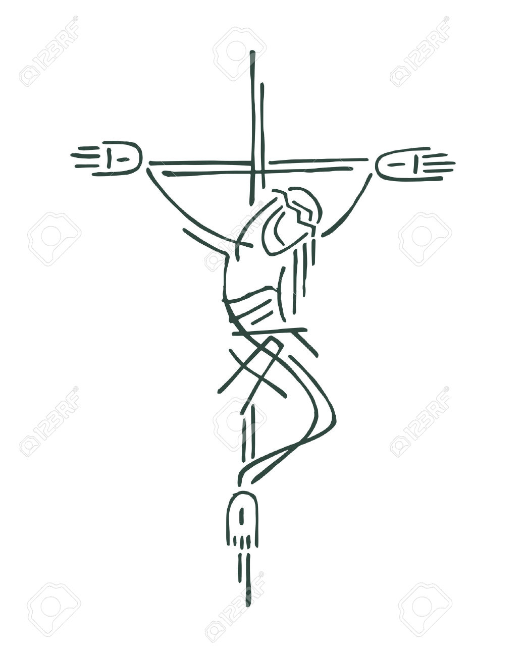 1040x1300 Drawing Of The Cross