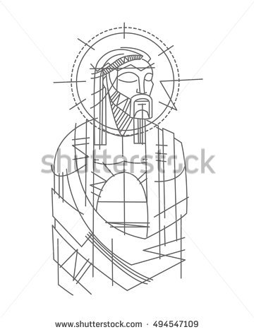 360x470 Drawn Photos Jesus