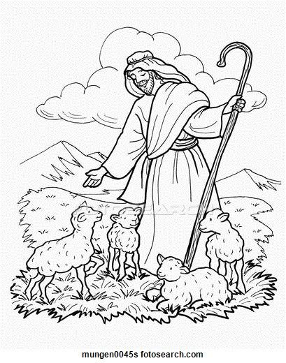 409x520 Jesus The Good Shepherd Clipart