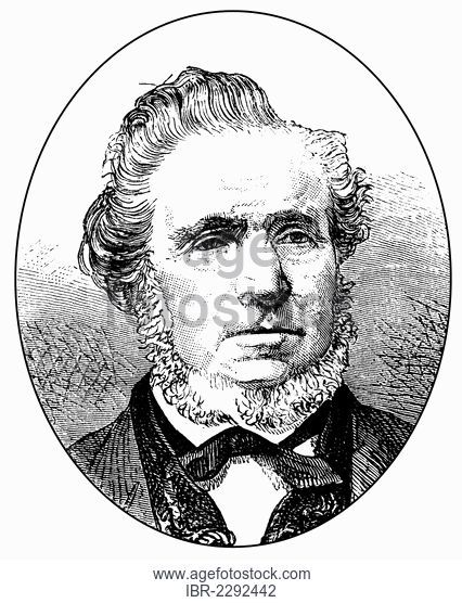 426x556 Historical Drawing, Us American History, 19th Century, Portrait