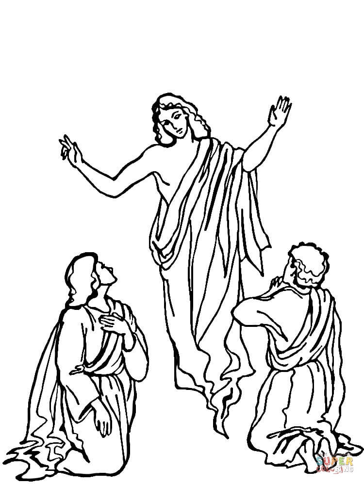 750x998 Resurrection Of Jesus Coloring Page Free Printable Coloring Pages