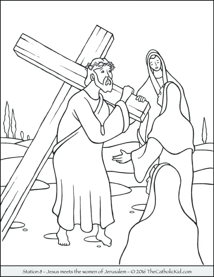 728x942 Jesus On The Cross Coloring Pages Medium Size Of Coloring Pages