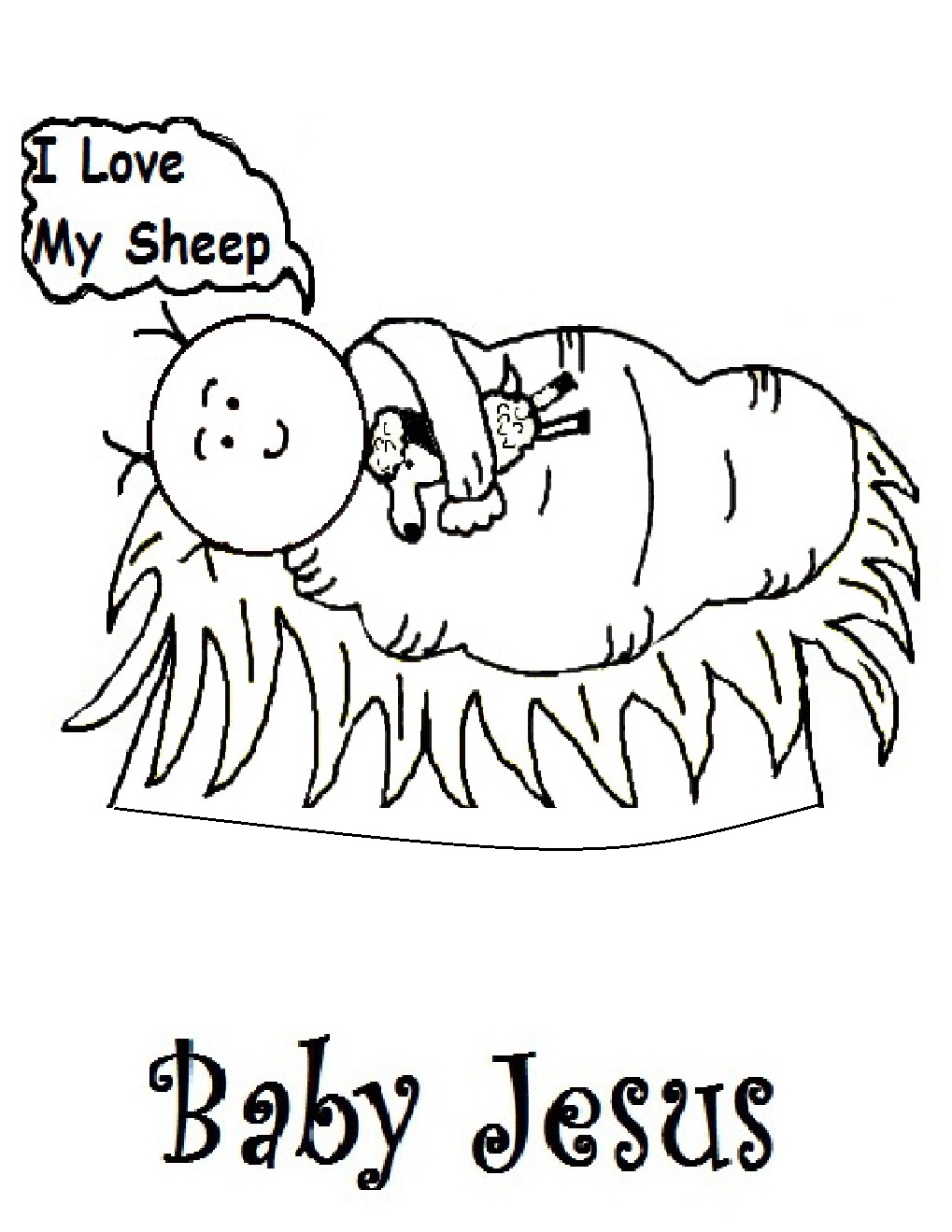 1019x1319 Simple Decoration Baby Jesus Coloring Page Pages