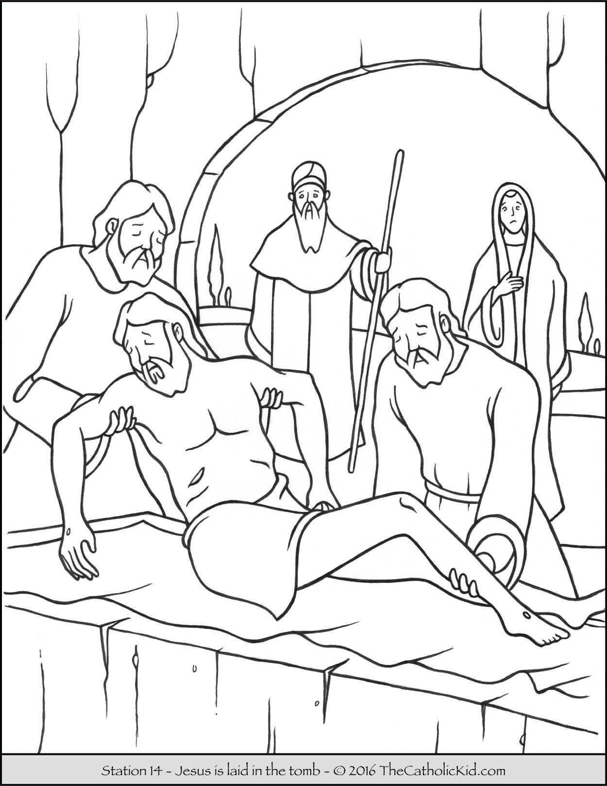 1250x1618 Stations Of The Cross Coloring Pages 14
